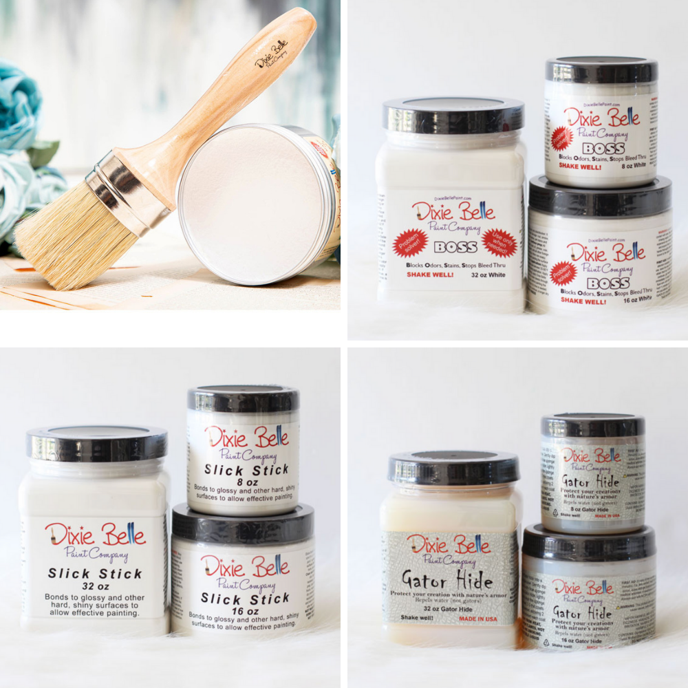 Dixie Belle Paint Company - Product Highlights of the Week! This week, we  are spotlighting our Gilding Wax! Bring extra special shine to all of your  pieces! This product is a fan