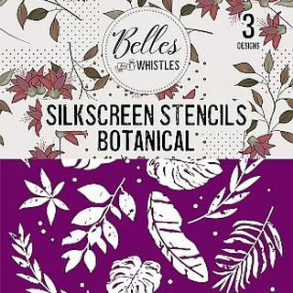 Belles Botanical Silkscreen Stencil-Levee Art Gallery
