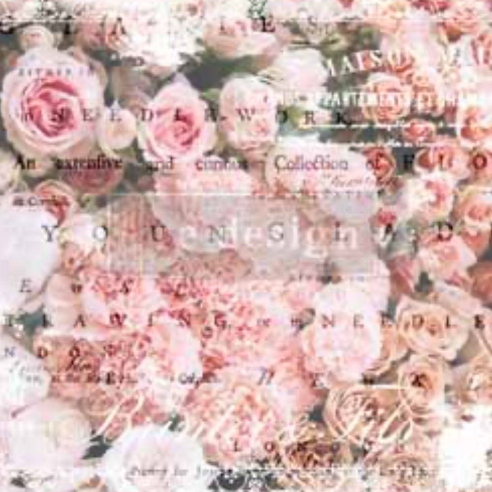 Angelic Rose Garden Decoupage Paper-Levee Art Gallery