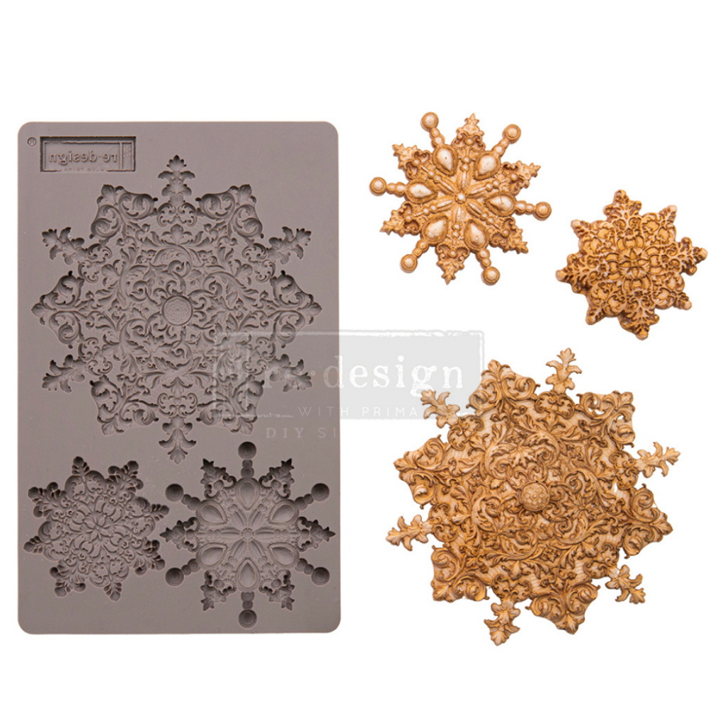 Decor Mould – Snowflake Jewels – 1 pc, 5″x8″x8mm-Levee Art Gallery